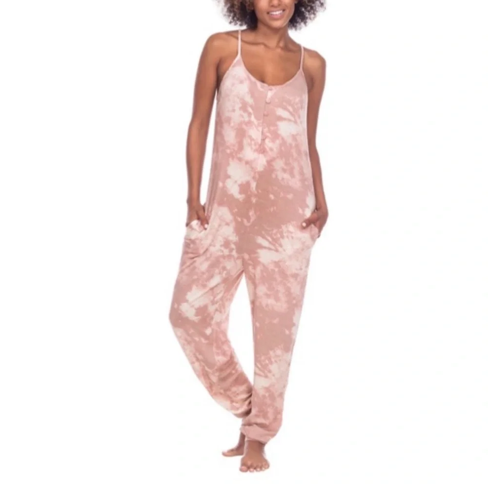 Honeydew Jumpsuit One Piece Pink Tie Dye - Picture 6 of 7